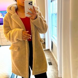 Oversized Teddy Coat